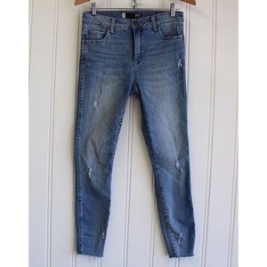 KUT FROM THE KLOTH‎ High Rise Fab Ab Ankle Skinny "Connie" Blue Jeans Size 4